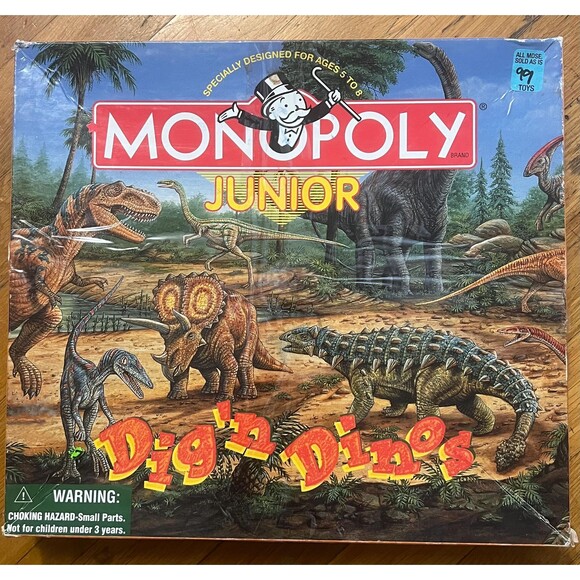 Monopoly Junior: Dign Dinos Edition - Picture 1 of 4
